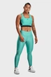 Женские бирюзовые тайтсы Armour Hi Ankle Leg Under Armour SM 1365335-369 - изображение 2