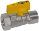 Кран газовый BIANCHI прямой 1/2"х3/4" (528004050G) - изображение 1
