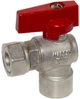 Кран BIANCHI кутовий 1/2 "х1/2" з накидною гайкою (527004040F) - зображення 1