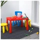 Табурет дитячий IKEA МАММУТ, нутрощі, поза, жовтий, 203.823.24 - зображення 2