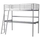 Каркас ліжка-горища IKEA СВЕРТА, сріблястий, 90x200 см, 202.479.82 - зображення 2