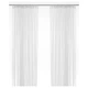 Гардини IKEA LILL 2 шт білі 100.702.62 - зображення 1