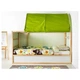 Двостороннє ліжко IKEA КЮРА, білий, сосна, 90x200 см, 802.538.09 - зображення 5