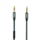 Аудио Кабель AUX Hoco - UPA04 с микрофоном (1м, Aux 3.5mm - Aux 3.5mm) - Черный - изображение 4