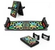 Дошка для віджимань, стійка для бодібілдингу Push Up Rack Board з упорами різним хватом Black - зображення 1