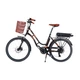 Електровелосипед Trinx E-Bike Sella 2.0 24" рама-17" (Black-Brown-Yellow) [71038] - зображення 1