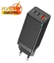 Блок питания Baseus GaN3PRO Quick Charger 65W (2 Type-С+USB) + кабель USB-C 100W для MacBook/Asus/Lenovo/HP/Google/Huawei/Samsung - изображение 1
