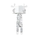 Раскраски-зверушки CUBE HEAD 3D «Жираф» (Monumi) 8133MCH-000103 - изображение 4