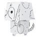 Розмальовки-звірятка CUBE HEAD 3D «Собачка» (Monumi) 8132MCH-000102 - зображення 3