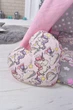 Детский Вигвам с Единорогами для девочки 110х110х180 см с мягким ковриком подушечками Единороги с розовыми (1627521829) - изображение 5