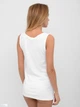 Белая удлиненная майка с кружевом Jadea 9201 Bianco 44(M) Белый - изображение 2