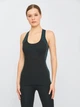 Чорна спортивна майка Active-fit Intimidea 212581 L/XL Чорний - зображення 4