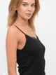 Черная майка с кружевом Jadea 9000 Nero 52(3XL) Черный - изображение 3