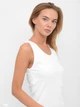 Белая майка миди Jadea 9205 Bianco 52(3XL) Белый - изображение 3