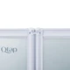 Штора на ванну Qtap Gemini WHI401214RP4 скло Pear 4 мм, 120x140 см - зображення 4