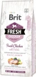 Сухой корм для щенков и юниоров Brit Fresh Healthy Growth с курицей и картофелем 12 кг (8595602530717) - изображение 1