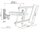 Кріплення Vogels TVM 3443 White (6816008) - изображение 11