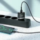 Сетевое зарядное устройство HOCO N24 Type-C, 20W, 3A, QC/PD адаптер с Type-C кабелем и быстрой зарядкой black - изображение 2