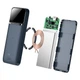 Зовнішній акумулятор повербанк power bank Baseus Magnetic 10000mAh 20W 2022 Edition з бездротовою зарядкою QI Blue - зображення 14
