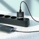 Сетевое зарядное устройство HOCO N24 Type-C, 20W, 3A, QC/PD адаптер с быстрой зарядкой black - изображение 5