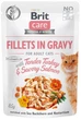 Упаковка волого корму для котів 24шт* 85g Brit Care Cat pouch (філе індички та лосося в соусі) 100528/0501 - зображення 2