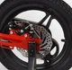 Детский двухколесный велосипед CORSO Connect MG-14804 колеса 14" с дисковыми тормозами и дополнительными колесами, Красно-черный - изображение 8