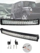 Светодиодная LED балка панорамная дополнительная фара 40 LED 120W C5 Дальний свет изогнутая Autoexpect (01173) - изображение 1
