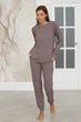 Пижамные брюки Forli Брюки трикотажные Abigail S Розовый TR0056-10-09_S - изображение 5