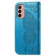 Чехол UniCase Butterfly Pattern для Samsung Galaxy M13 (M135) - Blue - изображение 3
