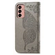 Чехол-книжка с рисунком UniCase Butterfly Pattern для Samsung Galaxy M13 (M135) - Grey - изображение 3