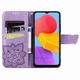 Чехол-книжка с рисунком UniCase Butterfly Pattern для Samsung Galaxy M13 (M135) - Light Purple - изображение 4