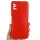 Защитный чехол Deexe Silicone Case для ZTE Blade A71 - Red - изображение 5