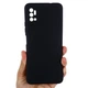 Силиконовый (TPU) чехол Deexe Silicone Case для ZTE Blade A71 - Black - изображение 5