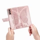 Чехол-книжка с рисунком UniCase Butterfly Pattern для Samsung Galaxy M13 (M135) - Rose Gold - изображение 4