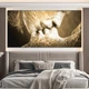 Картина для спальні Холстович Kiss Gold 70х140 см. Романтична картина в спальню або вітальню. - зображення 2