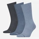 Набор мужских носков высоких хлопковых Calvin Klein Jeans So3p Athleisure 7012187250-049 One Size 3 пары коттон Denim Me (8720245219655) - изображение 1