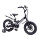 Детский двухколесный велосипед CORSO Connect MG-14575 колеса 14" с дисковыми тормозами и дополнительными колесами, Черно-белый - изображение 1