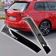 Бокові дефлектори/вітровики/спойлери на VW Golf 7 MK7 R 2014-2017 C-Design (чорний глянець) - изображение 1
