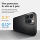 Чехол Spigen для iPhone 13 Pro Max - Liquid Air, Matte Black (ACS03201) - изображение 4