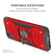 Чехол Protector для Xiaomi Redmi 9A бампер противоударный с подставкой Red - изображение 2