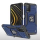 Чехол Protector для Xiaomi Redmi 9T противоударный бампер с подставкой Dark-Blue - изображение 1