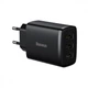 Сетевое зарядное устройство Baseus Compact Charger 3USB 17W CCXJ020101 Black - изображение 1