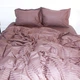 Постільна білизна MirSon SatinStripe 30-0006DarkBrown 220х240 King Size (2200005249475) - изображение 1