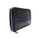 Гаманець жіночий шкіряний Italian fabric bags 2451 dark blue - зображення 3