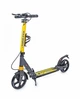 Детский двухколесный самокат Scale Sports SS-04 с ручным дисковым тормозом и передним и задним амортизатором, Желтый - изображение 1