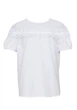 Блузка для девочки с коротким рукавом SLY 125/S/19 белый 140 - изображение 3