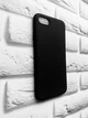 Силиконовый матовый чехол на iPhone 7/8/SE 2020 :: Черный - изображение 2