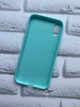 Силіконовий матовий чохол для iPhone X / Xs Бірюзовий - зображення 2