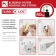 Перехідник WENKO Turbo-Loc® Uno Quadro набір з 2 шт., нержавіюча сталь - зображення 5