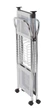 Сервировочная тележка Wenko Sunny Silver складная 35,5 x 8,5 x 27 см, металл, хром, пластик - изображение 7